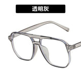 DAIIIBABYYY  -  2024 Fashion Anti-blue Light Glasses Men Women Transparent Computer Glasses Large Frame Retro Eyeglass Square Eyeglasse