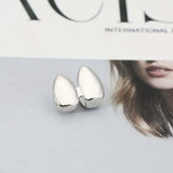 Daiiibabyyy  Stainless Steel Double Hollow Teeth Cap for Women Men Punk Hip Hop Gold Color Geometric Smooth Star Dental Grillz Couple Jewelry