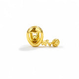 Daiiibabyyy  Fashion Gold-Plated Single Hollowed-Out rose Flower Braces Hip-Hop Braces Flower Decorative Jewelry Accessory