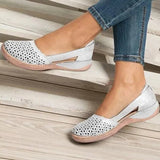 Daiiibabyyy  Summer Women Sandals Wedges Orthopedic Hollow Out Ladsies Casuasl Shoes Slip On Vintage Female Sandals Chaussure Femme