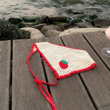 Daiiibabyyy  New Travel Photo Spring New Seaside Atmosphere Hook Flower Triangular Headscarf Women's Pastoral Style Flower Headband