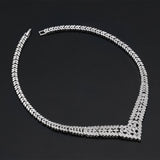 DAIIIBABYYY  -  New 4-piece Bridal Wedding Set with Cubic Zirconia, Suitable for Women's Wedding Party Wedding Accessories in Saudi Arabia