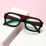 Daiiibabyyy  Fashion Oversized Women Sunglasses Brand Designer Plastic Female Big Frame Gradient Sun Glasses UV400 gafas de sol mujer