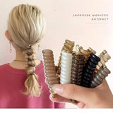 DAIIIBABYYY  -  Long Telephone Line Spiral Hair Bands Women Girls Fashion Elastic Rubber Band Ponytail Holder Hair Accessories Ornaments Rings