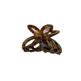 DAIIIBABYYY  -  Romantic Spring Color Acetate Butterfly Grip Temperament and Beautiful Hollow Bow Barrettes Hair Claw Small Headwear Hair Claws