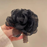 Daiiibabyyy  1 Pcs Ladies' Hair Loops Elegant Fashionable Flowers Simple Gentle Versatile Hair Ropes Sweet High-quality Hair Accessories Girl