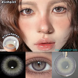 Daiiibabyyy  1 Pair Color Contact Lenses for Eyes Natural Brown Lenses Beauty Fashion lense Blue Contact Lenses Green Eye Contact