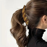 Daiiibabyyy  Simple Solid Color Banana Clip Convenient And Fashionable Hairpin Suitable For Women And Girls Hairpin Hair Accessories