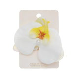 DAIIIBABYYY  -  Artificial Orchid Flower Butterfly Hair Clips for Woman Girls Phalaenopsis Pearl Duckbill Hairgrips Hairpins Hair Accessories