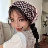 DAIIIBABYYY  -  Gentle Lace Hair Scarf Photo Props Sweet Headband Turban Multicolor Photo Hair Accessories Hair Band Strap Women Girls