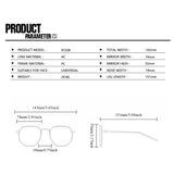 Daiiibabyyy  Stylish Big Frame Y2K Women Sunglasses Retro Cool for Street and Party Accessories