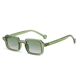 Daiiibabyyy  Retro Rice Nail Small Frame Square Sunglasses New Women Glasses Fashionable Men Simple High-End Glasses