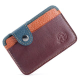 DAIIIBABYYY  -  Ultra-thin Leather Mini Wallet Slim Bank Credit Card Holder Men Business Small ID Case For Women Purse 2 Slots Card Holder