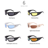 DAIIIBABYYY  -  Small Frame Luxury Brand Designer y2k Sunglasses Women For Men Sport Trending Riding Sun Glasses Goggle Punk Moon Eyewear UV400