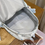 Daiiibabyyy  Fashion Kawaii Y2k Backpack Preppy Cute Star Print Girls Schoolbags High-capacity Outdoor Travel Backpacks for Women Students