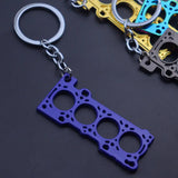 DAIIIBABYYY  -  Exquisite Car Speed Gearbox Metal Keychain Pendant For Men Key Chain Accessories Gear Head Refitting Hub Engine Fashion Keyring