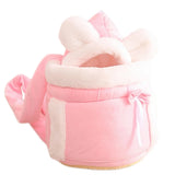 DAIIIBABYYY  -  Pet Carrier Bag Cat Dogs Plush Backpack Outdoor Travel Walking Winter Warm Nest Kitten Puppy Hanging Chest Portable Travel Carri