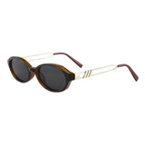 Daiiibabyyy  Fashion Style Women Sunglass Y2K Stylish Oval Shape Anti-reflective Sunglasses Women High Quality Sun Glasses for Men