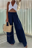 DAIIIBABYYY  -  Pocket Casual Wide Leg Explosive Loose Casual Fashionable Pants for Women