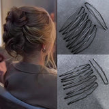 Daiiibabyyy  5pcs/set Metal U-Shaped French Hair Pin for Women Simple Hair Forks Alloy Hairpins Hair Clip Pins Hair Styling Tools Gifts