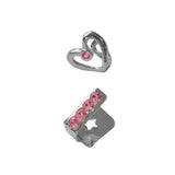 Daiiibabyyy  Hip-Hop Fashion Hollowed-Out Dot Drill/Dot Drill Tooth Gap Tooth Decoration Suitable For Men And Women, Holiday Party Gifts