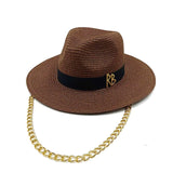 Daiiibabyyy  Summer straw hat 100% paper green ladies summer beach sun protection flat top straw hat шляпа женская летняя
