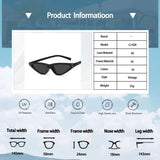 DAIIIBABYYY  -  Cat Eye Sunglasses Women's Fashion Retro Small Frame Sun Glasses Vintage Narrow Sunglasses Trending UV400 Eyewear Gafas De Sol