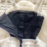 DAIIIBABYYY  -  Elegant Beading rhinestone pleated slip sweet Dress Summer Beach Vacation Vestidos Slim Women dresses