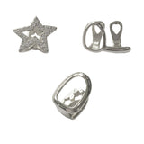 Daiiibabyyy  Hip-Hop Personality Hollowed-Out Three-Piece Dental Accessory Set, Suitable For Both Men And Women, Festival Party Gift