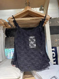 Daiiibabyyy Women Floral Lace Sexy Crop Top 2024 Fashion Summer Sleeveless Slim Camisole Smock Tops Y2k Streetwear Vintage Sweet Tank Top