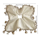 Daiiibabyyy  1Pc Shell Lace Hair Accessory,versatile Daily Use and Seaside Vacation.Shell Lace Design,artistic and Romantic,niche Accessory