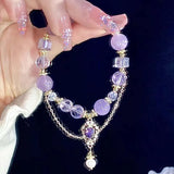 DAIIIBABYYY  -  New Luxury Elegant Crystal Beads Bracelet for Women Butterfly Dreamcatcher Tassel Charm Bracelet Girl Party Fashion Jewelry Gift