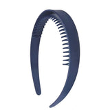 Daiiibabyyy  Leopard Print Wide Tooth Hair Headband Teeth for Women Non Slip Resin Hair Hoop Styling Hair Accessories for Thick Thin Hair
