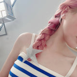 Daiiibabyyy  Women Hair Clips Hair Accessoires Barrettes Headbands Headwear Hairpins Tools Black Star Hairpins for Sweet Girls Korean Fashion