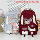 Daiiibabyyy  College Backpack for Junior High School and High School Students, Versatile Large Capacity Backpack, Computer Backpack