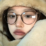 DAIIIBABYYY  -  Retro Anti Blue Light Glasses Women Men Computer Myopia Eyewear Optical Spectacle Eyeglass Blocking Universal Glasses