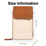 Daiiibabyyy  Small Brand Phone Shoulder Bags for Women Fashion Mini Crossbody Bag  PU Leather Lady Wallet Money Pocket Girls Mini Phone Bag
