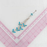 Daiiibabyyy  Y2K Jewelry Stainless Steel Crystal Butterfly Belly Button Rings Sexy Accessory Shiny Body Piercing Korean Charm Belly Piercing