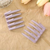 Daiiibabyyy  1 Pair Resin Comb Clip Hair For Ladies Female French Half-Tied Hairpin Red Black Holiday Hair Barrettes Women Lot Hair Clip