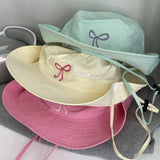 Quick drying Bucket Hat For Women&Men Summer Beach Travel Seaside Sun Hat Brim Sunshade Outdoor Foldable Panama Visor Hat