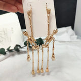 Daiiibabyyy New Halloween Skull Skeleton Drop Earrings Women Fashion Punk Charm Ghost Spider Web Dangle Earring Jewelry Gift