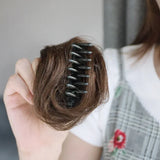 DAIIIBABYYY  -  Synthetic Hair Bun Hair Claw Clip for Women Girls Ball Maker Head Bun Wigs Straight Clip Party Headwear Styling DIY Accessories