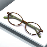 Daiiibabyyy   -  Transparent Y2k Glasses Women Retro Small Oval Computer Glasses Women's Anti Blue Light Computer Eyepieces 2024 Trendy