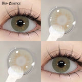 1 Pair Color Contact Lenses Fashion Beauty Lenses for New User Makeup Green Contact High Quality Natural Lenses Year