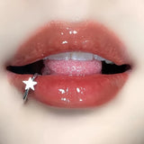 Daiiibabyyy  Cross Star Heart Lip Ring for Women Exquisite Vintage Non-Piercing Lip Clip Fashion Casual Hip-Hop Punk Versatile Jewelry Gift