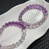 DAIIIBABYYY  -  8MM Natural Gradient Amethyst Bracelet Fashion Healing Personalized For Men Women Gemstone Jewelry Lovers Gift 1PCS