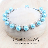 Daiiibabyyy Pearls 925 Sterling Silver Jewelry Sets Bridal Bracelets Rings Earrings Pendant Wedding Necklace Jewellery Zircon Set For Women
