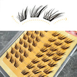 Daiiibabyyy  8 Rows Wispy Dense Foxes Y2k False Eyelashes Natural Look Daily Wearing Manga Eyelash Extension For Makeup Pure Desire Style