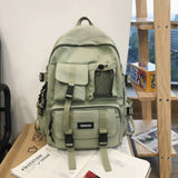 Daiiibabyyy  Multifunctional Teenager Laptop Backpack Women Cool Canvas School Bag High Quality Student Backpacks Boy Girl Fashion Schoolbag