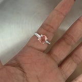 DAIIIBABYYY  -  Korean Style Simple Ribbon Bowknot Ring for Women's Fashion Personalized Open Index Sweet Bow Finger Ring Y2K Jewelry Gift Party
